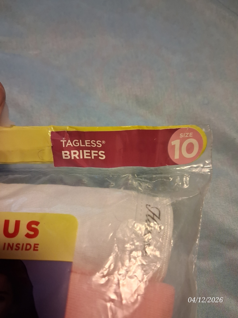 🌸 Hanes Women’s Tagless Briefs - 9 Pack (Size 10) 🌸 - Picture 3 of 4